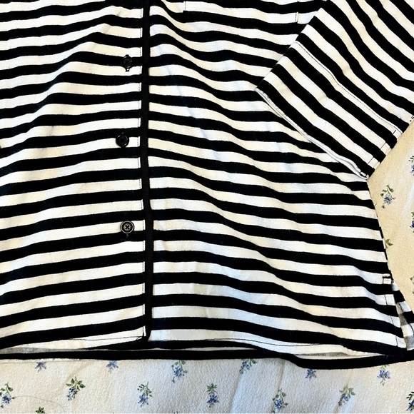 NWT Kate Spade - Striped Pajama Top - Size S - Picture 3 of 7